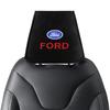 1/2pcs Car Accessories Seat Headrest Protective Covers For Ford Focus Mondeo Kuga Fiesta MK7 Escort Explorer Edge 2 4 MK2 MK4