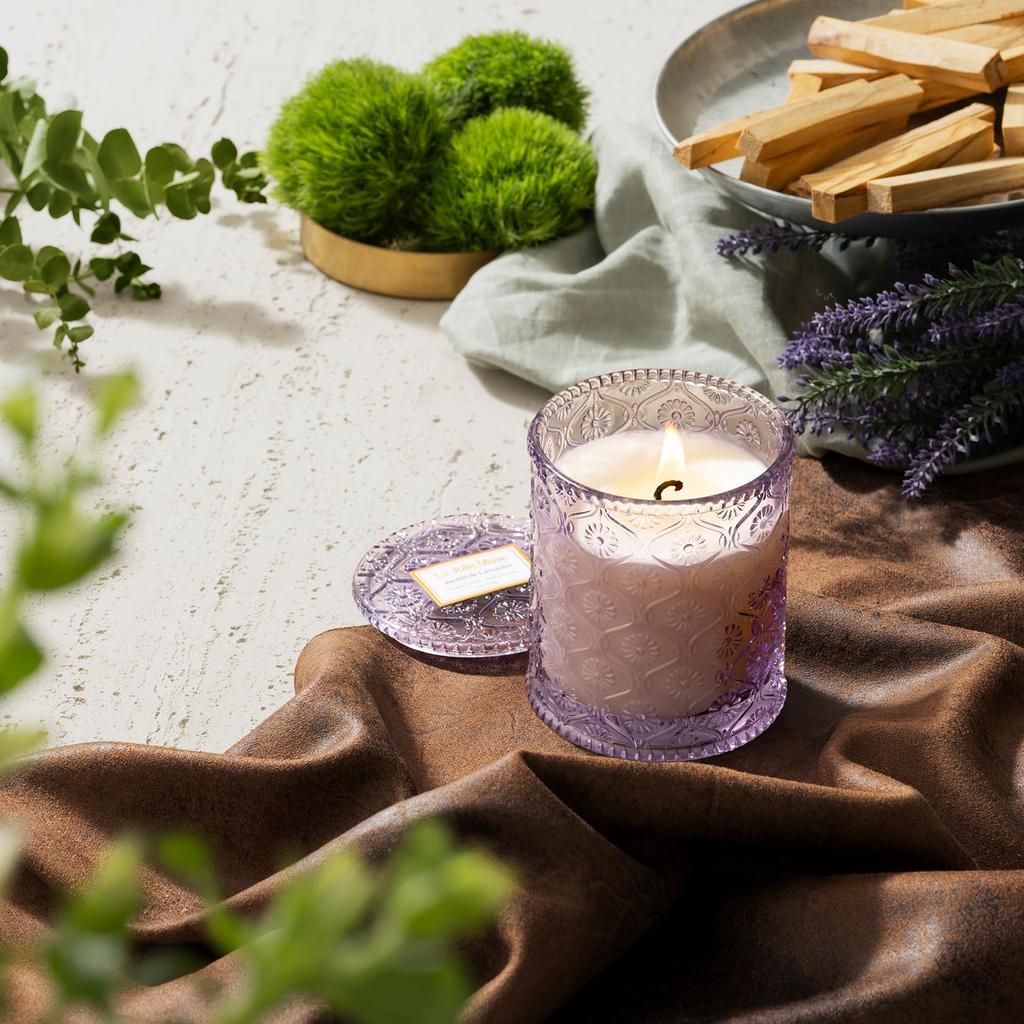 LA JOLIE MUSE Aroma Lavender Burning 40 Soy Perfect Gift for Women and Men Candle, Garden, 170g, Time Approx. Hours, Wax,