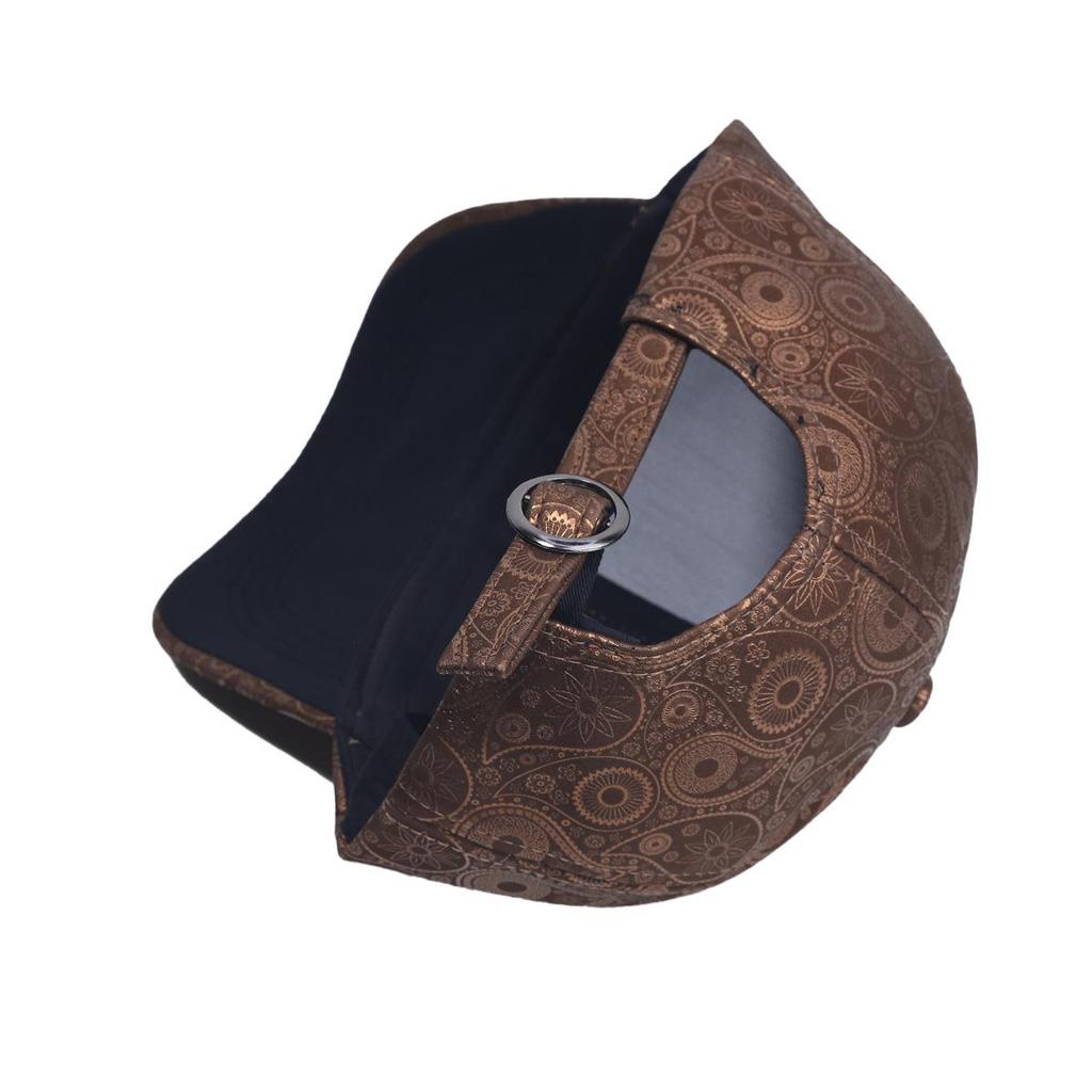 Women's Jacquard Pattern Baseball Cap - Sun Protection Duckbill Hat for Outdoors