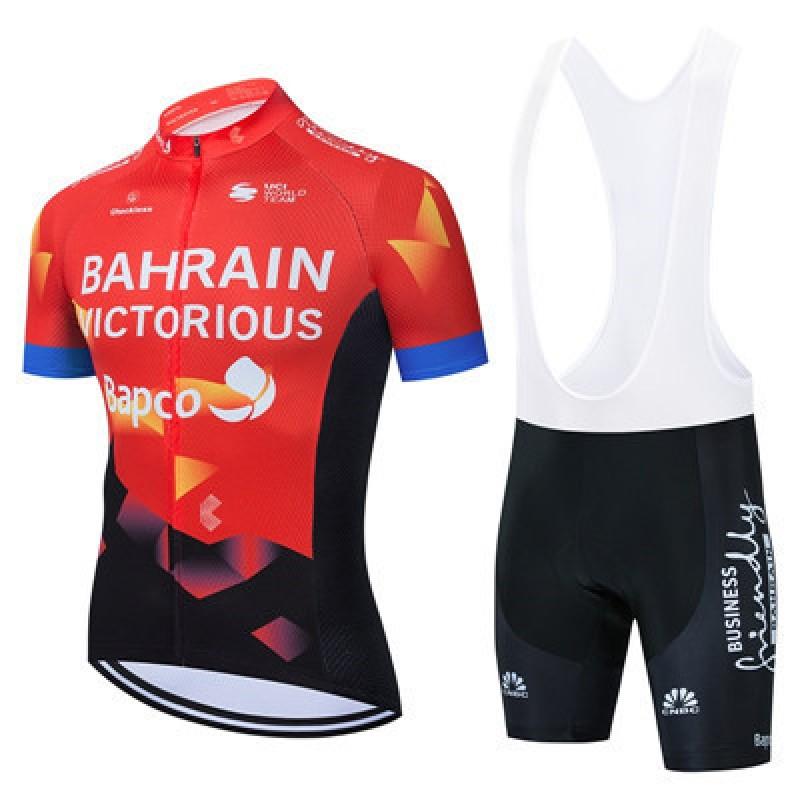 Mens Cycling Jersey Set Short Sleeve Breathable Road Bike Apparel Outdoor Sport Wear