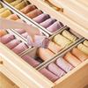 1/2/4 pièces Boîtes de rangement pour vêtements à fentes multifonctionnelles Pliables Empilables Boîte de rangement pour sous-vêtements et chaussettes Organisateur de garde-robe pour la maison
