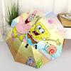 1pc SpongeBob, Patrick Star Automatic Umbrella | Portable Foldable 8-Rib Manual Open, Cute Halloween & Christmas Gift for Outdoor, Casual Accessory, D