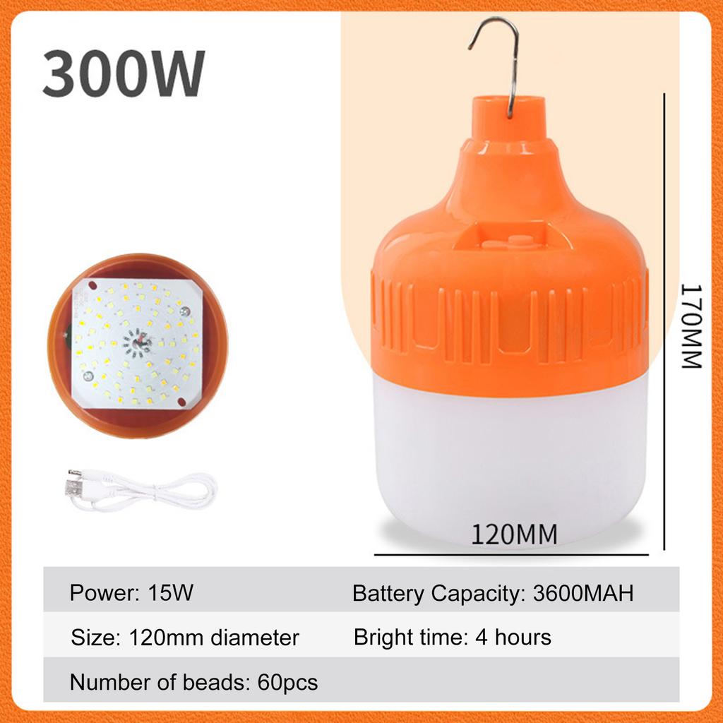 Rechargeable Bulb Night Market Lights Stall Lights Stall Lights Bulb Outdoor Home Emergency USB