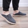 Spring new shoes men's casual canvas shoes one pedal breathable lightweight dual-purpose lazy shoes single shoes