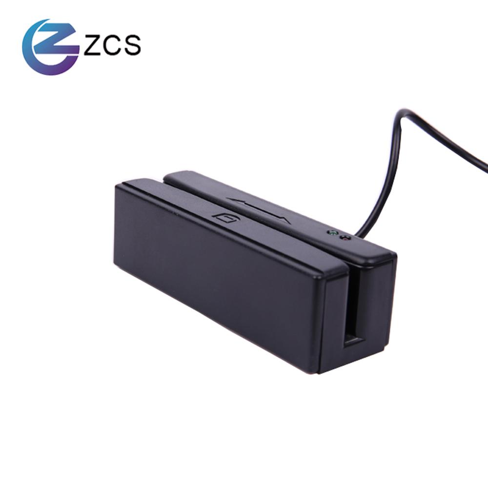 MSR100 USB All in One Track Magnetic Rfid Card Reader for MSR IC Chip Psam Card Reader чёрный