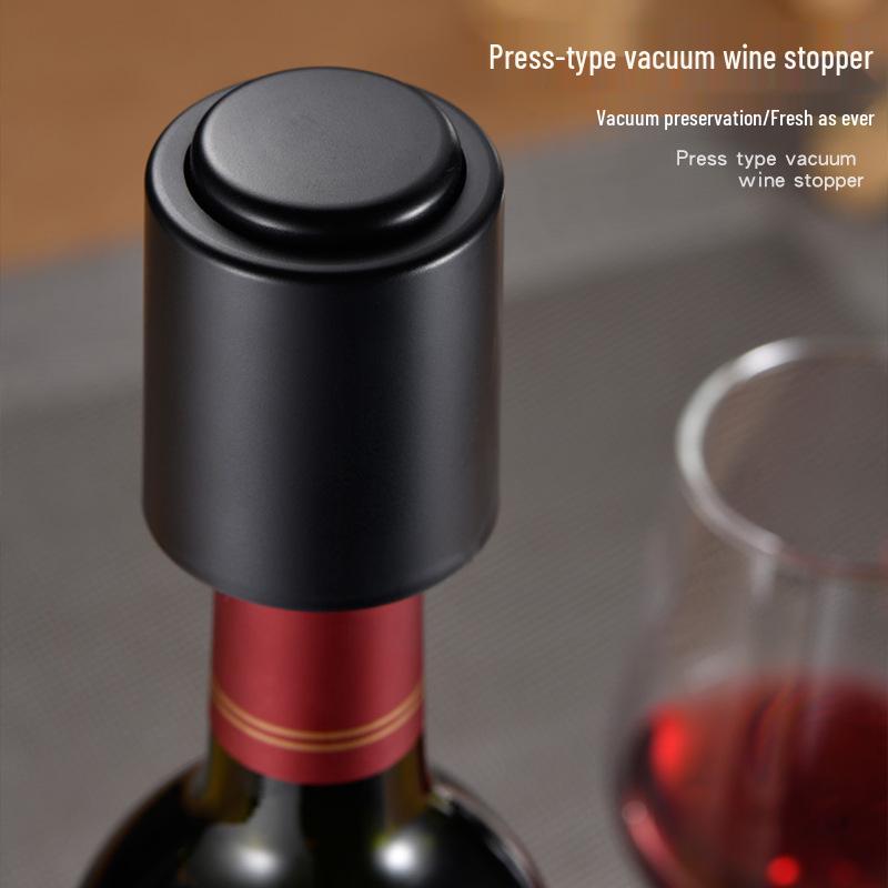 Multifunctional Stainless Steel Vacuum Wine and Champagne Stopper