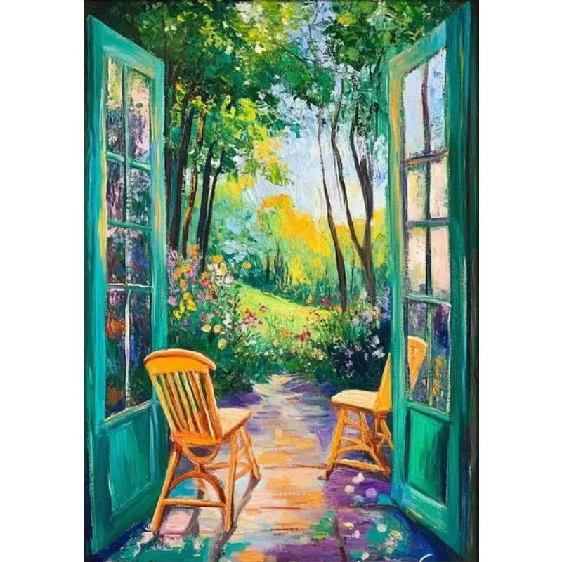 Henri Matisse Open Window Painting Poster Print For Living Room Home Decor Abstract Canvas Painting Modern Landscape Wall Art