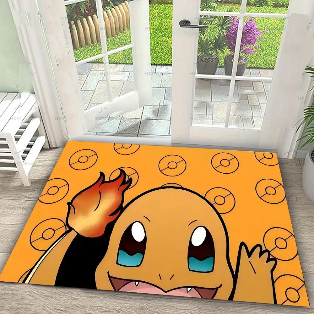 Zerbino con Stampa Pokemon Pikachu Gengar Tappeto Antiscivolo per Soggiorno Camera da Letto Divano Zerbino Tappeto per Pavimento Bambini Decorazione