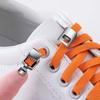 No Tie Shoelaces Fast Laces Clasp Lazy Laces Buckle Sneakers Strings Snap Shoelaces Metal Lock
