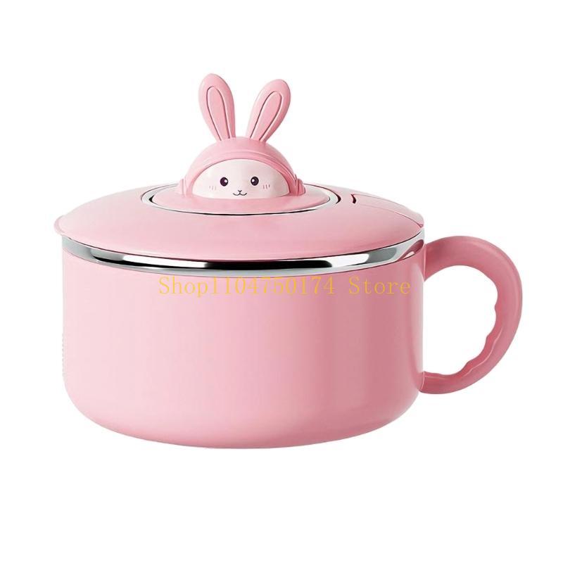 

Stainless Steels Soup Container with Leak proof Lid Noodles Bowl For Students top sale
