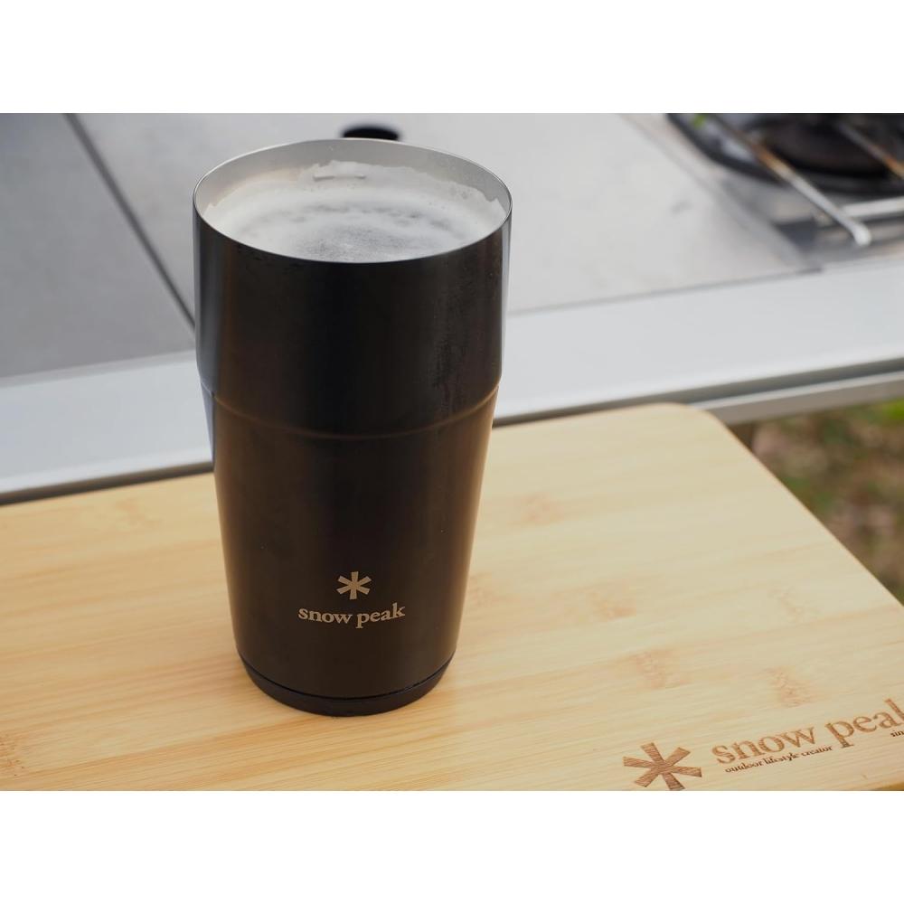 Snow Peak  Snow Peak  Thermo Tumbler 360 470 470ml Single Item [amazon.co.jp Limited Color] Luster Black