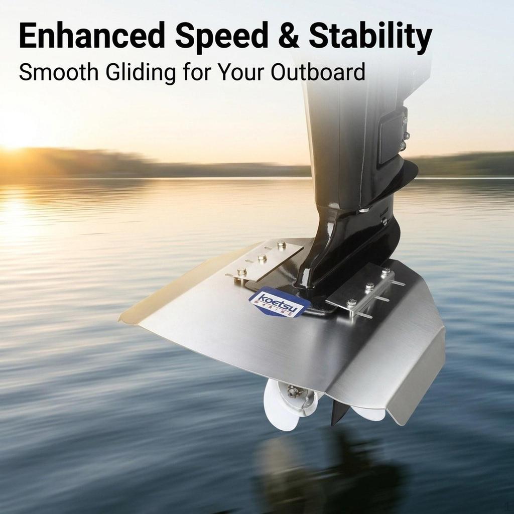 Boat Hydrofoil Stabilizer for Outboard Motor Supplies Portable Accessories Premium Spare Parts