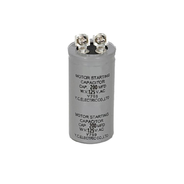 CD60 125V/250V 50UF-1200UF Motor Start Capacitor for Air Conditioning Units and Fans High Temperature Resistance