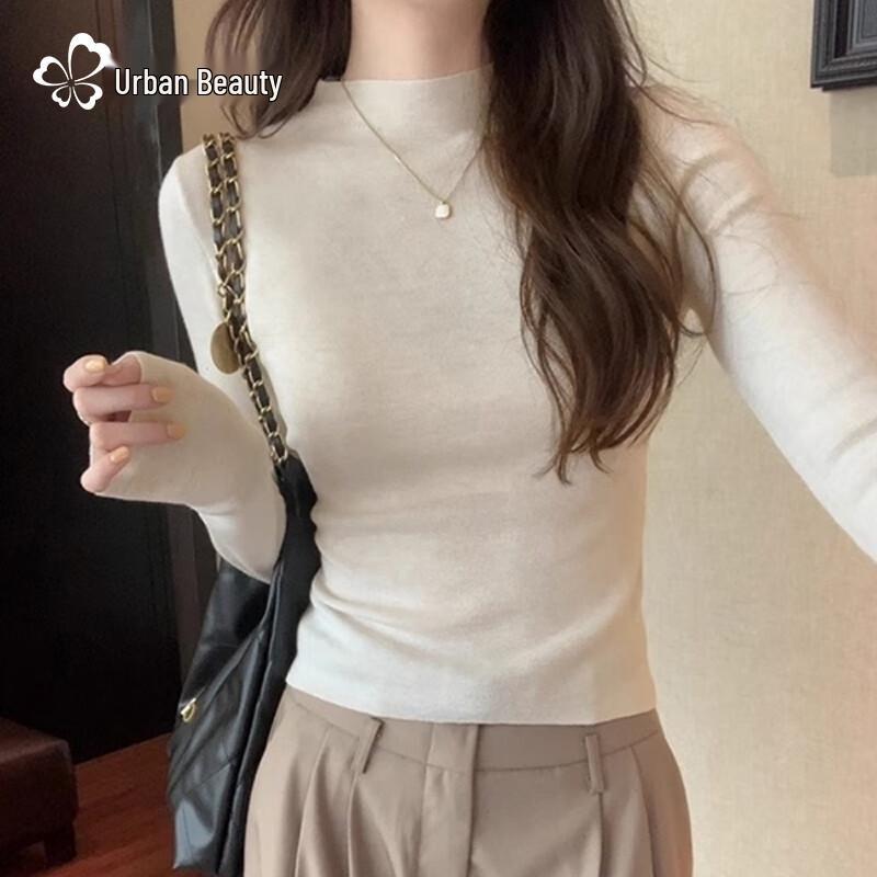 

Женский облегающий термотоп с высоким воротником и флисовой подкладкой XL (125-145 lbs)