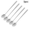 Outdoor Stainless Steel Fork Spoon Salad Spoon Cake Fruit Fork Western Fork Tableware For Home School And Restaurant