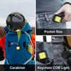 Mini LED Keychain Flashlight COB Night Light Portable USB Charging Camping Lamps For Work Outdoor Hiking Fishing Lighting Torch