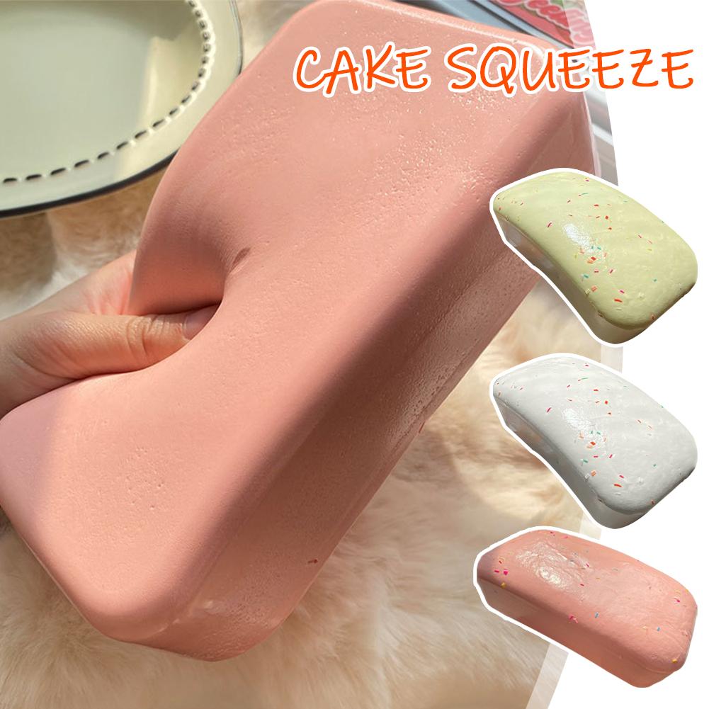 Cream Box Cake Slow Rebound Simulation Toast Box Cake Rebound Knead Simulated Extra Toast Slow L3O5