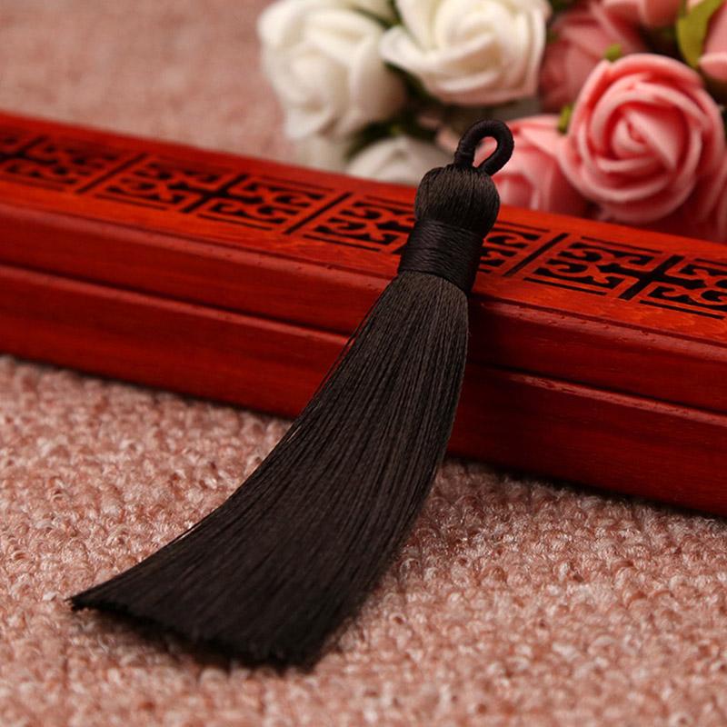 10pcs 8-9cm Tassel Earring Charm Colorful Cotton Silk Brush Making Sati Tassels Pendant DIY Jewelry Findings Handmade Crafts