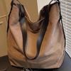 Korean Style Fashionable Canvas Tote Bag Women In Large Capacity Casual Commuting All-matching Color Bucket
