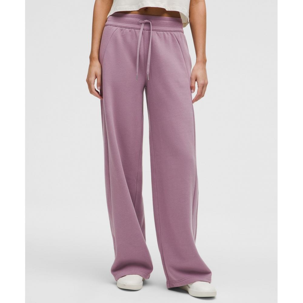 

Lululemon Scuba Mid Rise Wide Leg Pant Tall Lavender Lux XXXS/34