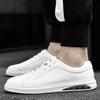 Mode Klassische Herren Leder Freizeitschuhe leichte Herren Businessschuhe schlicht weiß abriebfest Outdoor Wanderschuhe