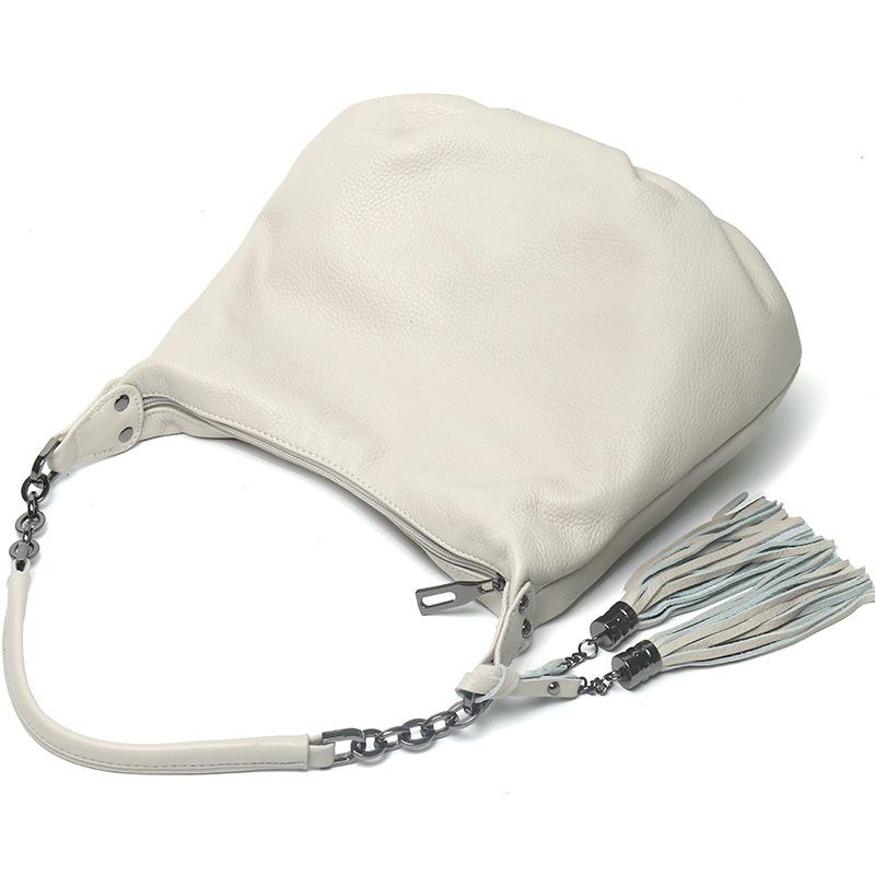 First Layer Drop Pattern Cowhide Bag Women'S Handbag Fashion Tote Bag Genuine Leather Women'S Bag Shoulder Messenger Bag