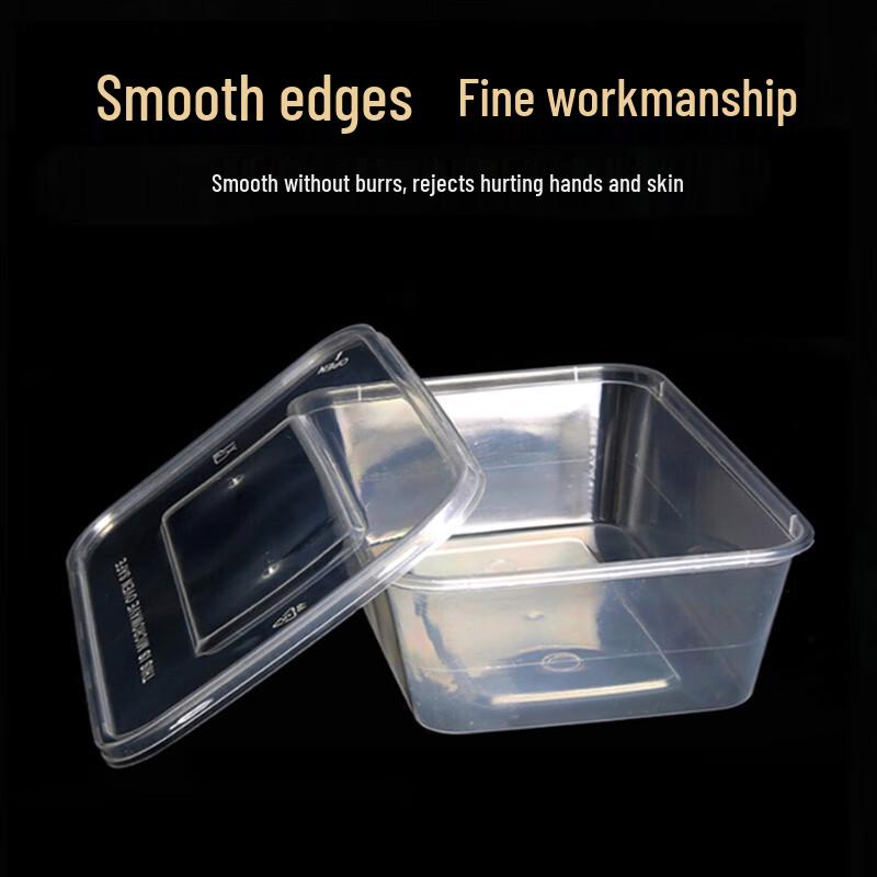 Disposable Transparent Plastic Food Containers