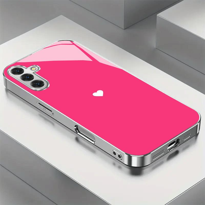 

Гальванизированный золотой новый чехол для телефона для Samsung Galaxy S26 Ultra S25 Plus S24 S23 S22 fe закаленное стекло Художественные текстурные узоры For Galaxy S26