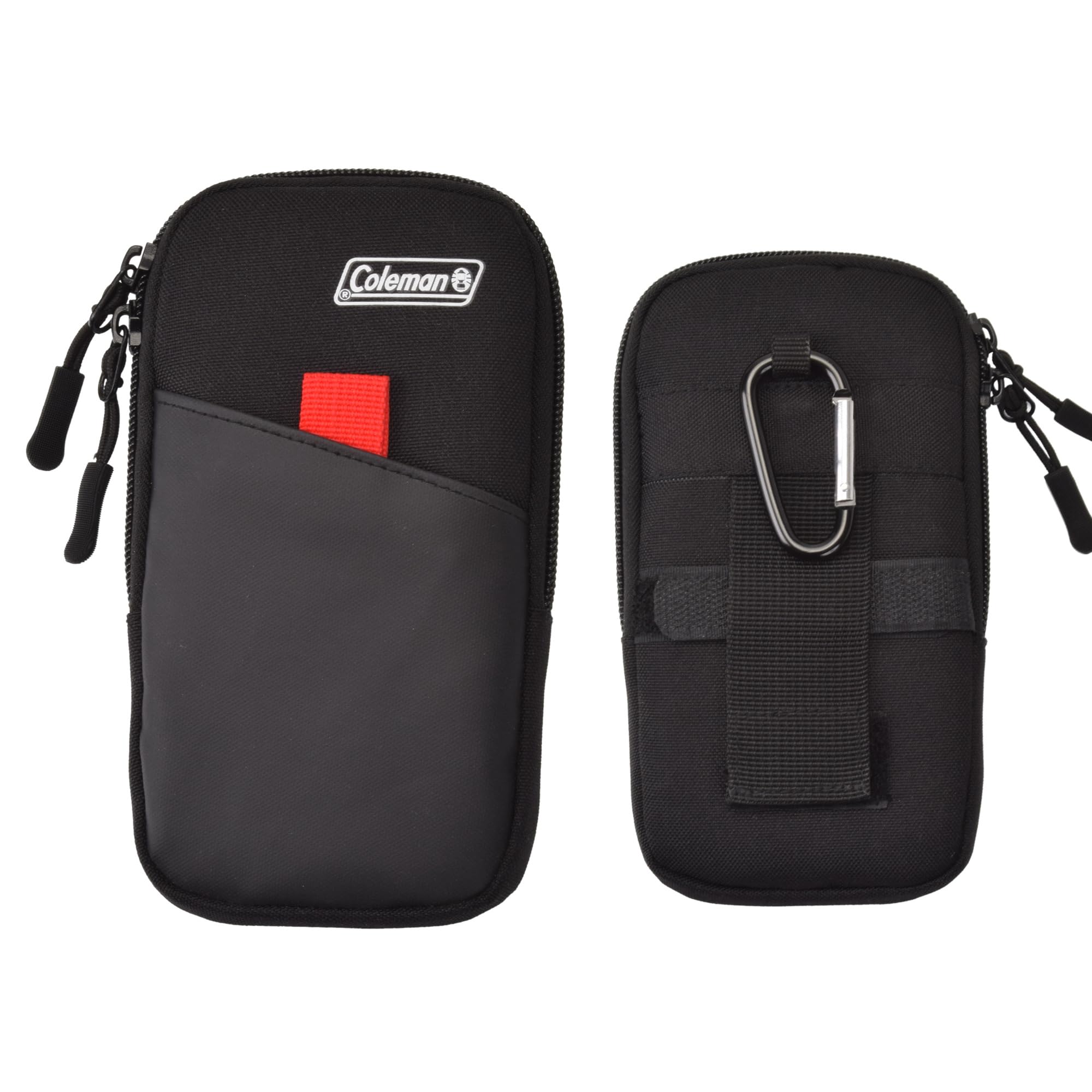 Coleman Etsumi & Coleman Collaboration Smart Pouch VCO-8753 Black Smartphone Belt Loop Carabiner Included Outdoor Camping Universal Compatible with
