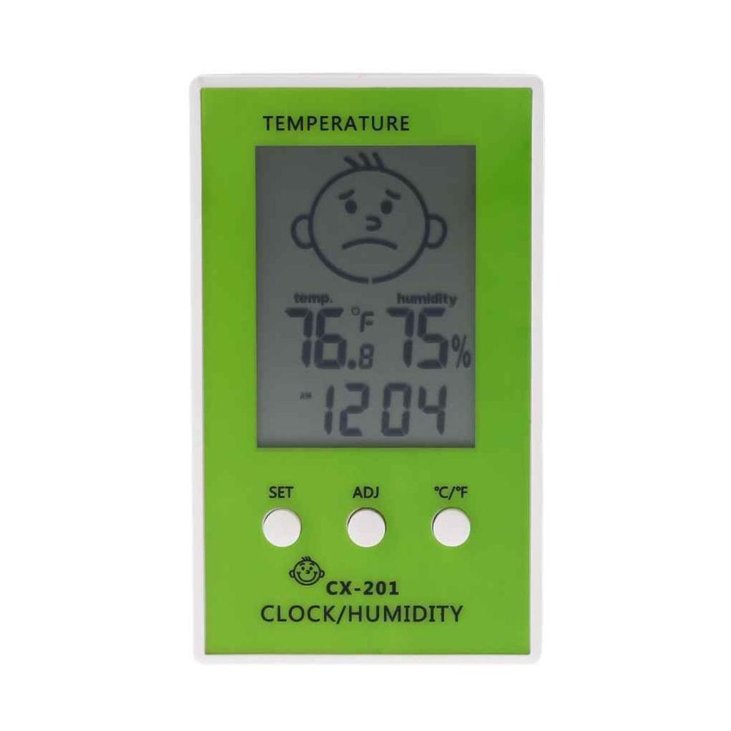 Neu Gesundes Leben Digital LCD Thermometer Hygrometer Feuchtigkeit Komfort Wetter Station