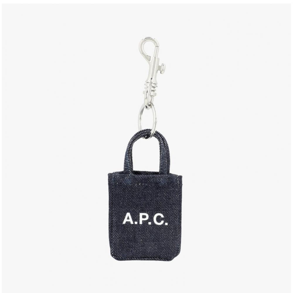 A.p.c Denim Mini Tote Keyring M63677