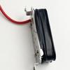 Micro Doublebobinage Guitare Électrique Série 5 Aluminium-Nickel-Cobalt 4 Conducteurs Doublebobinage Noir 50 mm × 52 mm