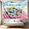 The Powerpuff Girls Print Tapestry - Portable Wall Decor Cloth, for Home, Dorm, Travel, Bedroom, Living Room - Ideal Birthday Housewarming Gift