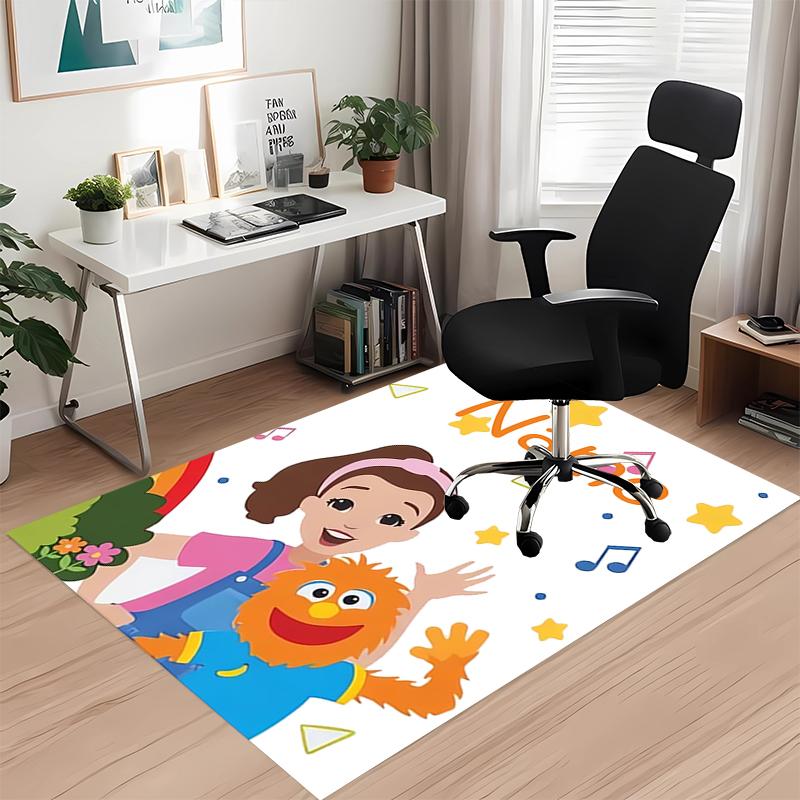 Custom Name Ms. Rachel Printed Carpet, for Office Chair Living Room Bedroom Kitchen Room Decor Gifts.