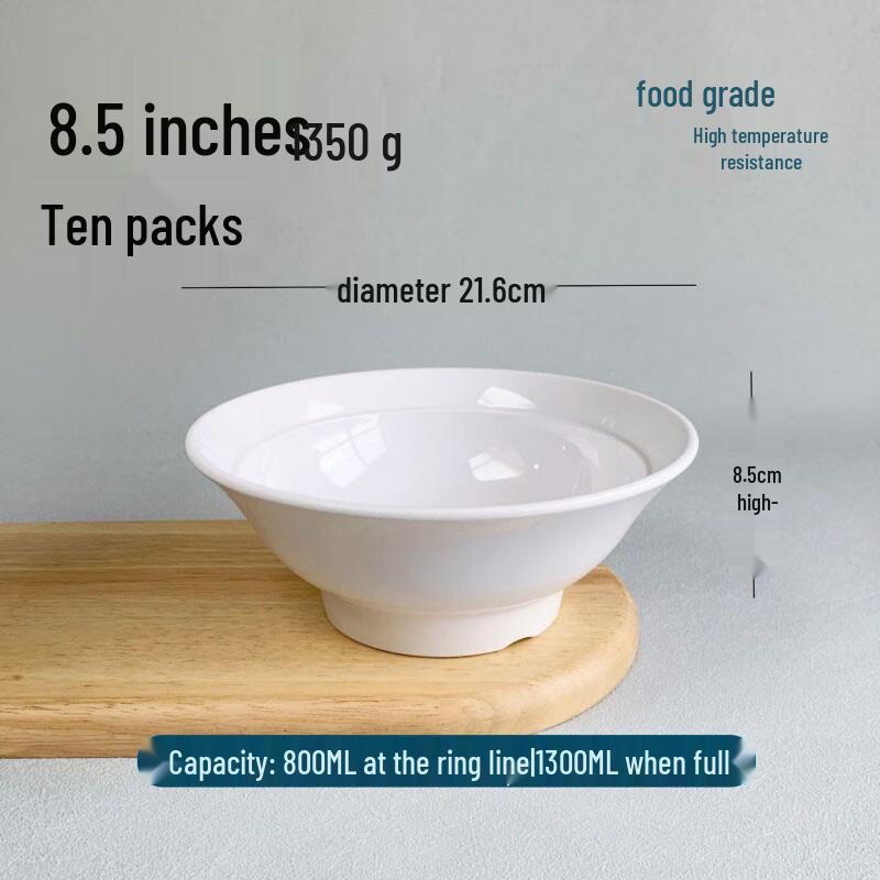 Commercial A5 Melamine Ramen Bowl 8.5 inch