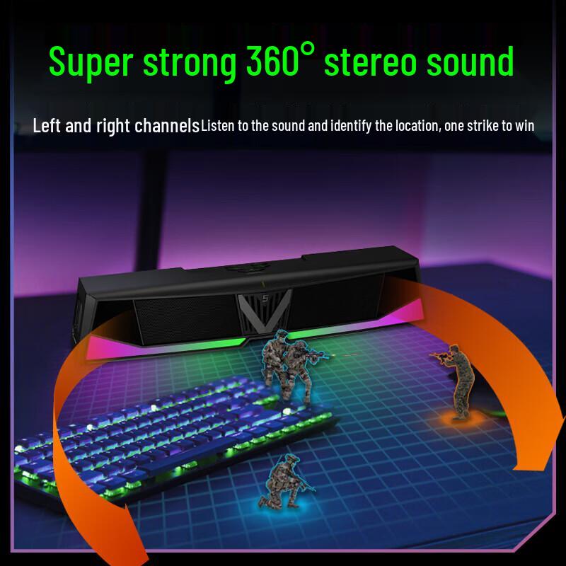 Newmine V5 Gaming Desktop Soundbar