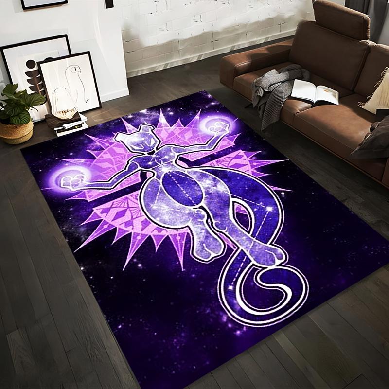 

Purple Galaxy Carpet with Stylish Futuristic Character Design Pattern Suitable for use as an anti-slip for living room bedroom sofas 40x60cm( 15x23in )