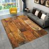 3D Wood Grain Retro Area Rug Large,Carpet Rug for Home Living Room Kids Bedroom Sofa Doormat Decor,Kitchen Non-slip Floor Mat