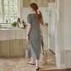 Peulaudeumali Pm_Check Wrap Midi Dress