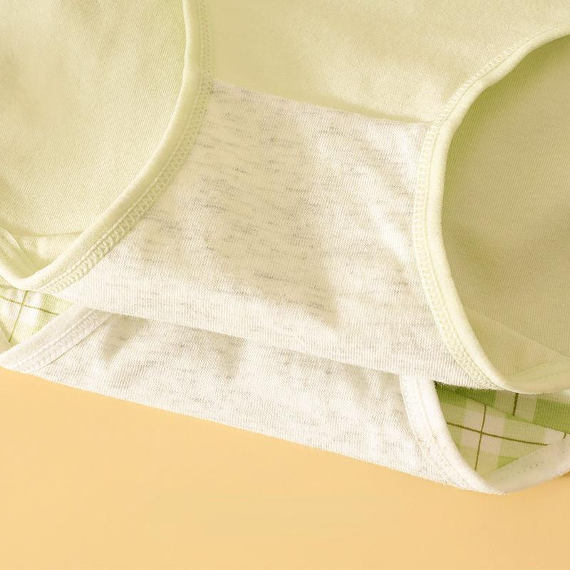5Pcs/Set Low Waistline Girls Briefs Cute Print Ladies Underwear Breathable Cotton Women's Panties
