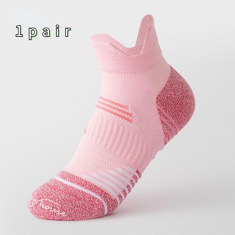 

Женские летние короткие компрессионные носки для бега со скакалкой, размер 35-39, тонкие спортивные носки One-size розовый