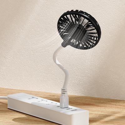Portable USB Small Fan Creative Office Summer Cooling Fan  Adjustable Mini Fan Brushless Mute Fan Laptop for Home Dorm Outdoor Notebook Computer