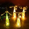 1PC Flying Bird Light LED Rotating Crystal Multicolor Xmas Tree Desktop Ornament Christmas Gift