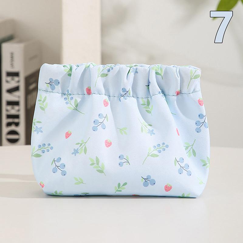 Pu Simple Mini Lipstick Makeup Storage Bag Woman Key Jewelry Digital Organizer Portable Pouch Ladies Small Cosmetic Bags