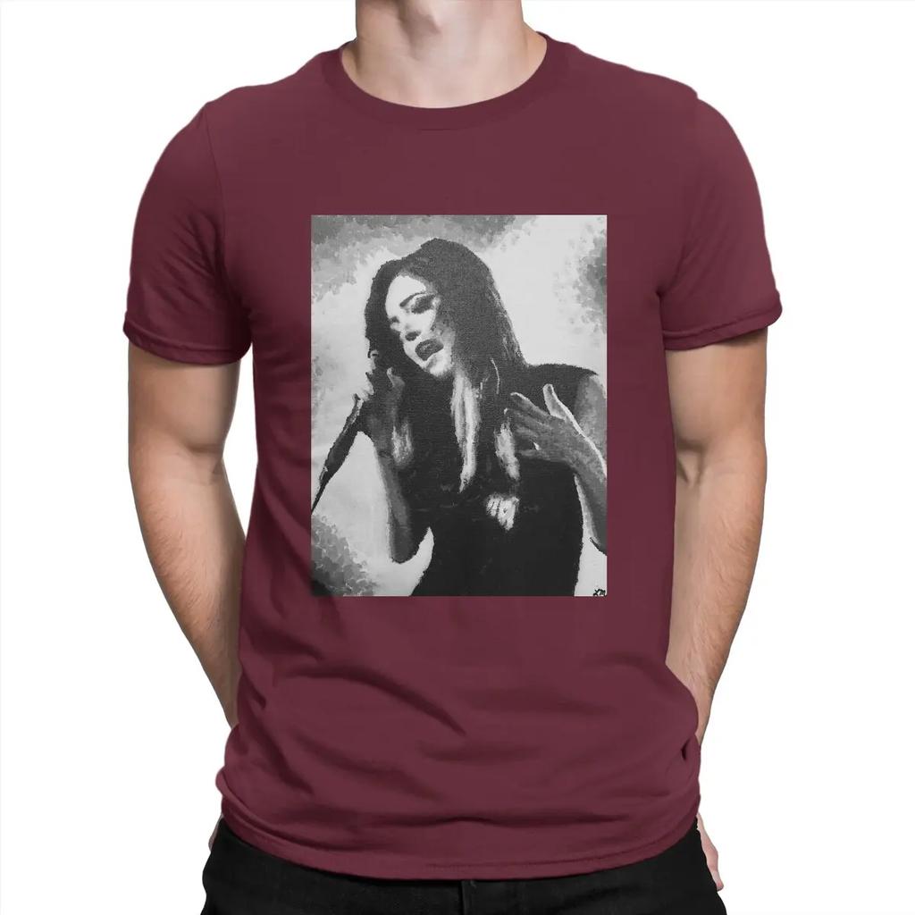 Chrissy T Shirt Men's  100% Cotton Vintage T-Shirts Crewneck Chrissy Costanza Tees Short Sleeve Tops 4XL 5XL