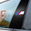 2 szt. Folia ochronna na słupek środkowy z logo samochodu Naklejka odporna na zarysowania Naklejka do BMW E60 E46 E39 E38 E90 E36 F30 E30 E31 E34 F10 F20 E87 E92 E91 X1 X5 X3 X6