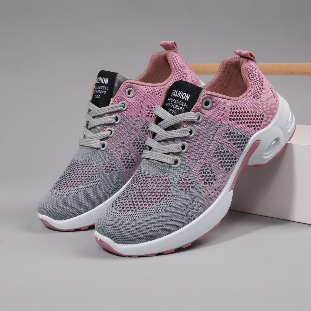 

Женские кроссовки, дышащая повседневная обувь, уличная легкая белая спортивная обувь Tenis, повседневные прогулочные кроссовки для женщин 41 серый