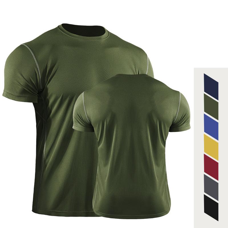 Men's T-shirts Running Compression Gym Clothing Fitness Shirts Musculation Bodybuilding Sportswear