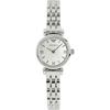 Gianni T-Bar Mini Mother of Pearl Metal Silver Ladies Quartz Watch AR1763