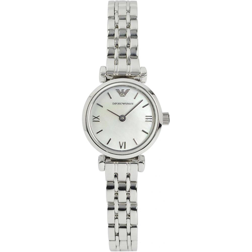 

Emporio Armani Gianni T-Bar Mini Mother of Pearl Metal Silver Ladies Quartz Watch AR1763 мать жемчужного